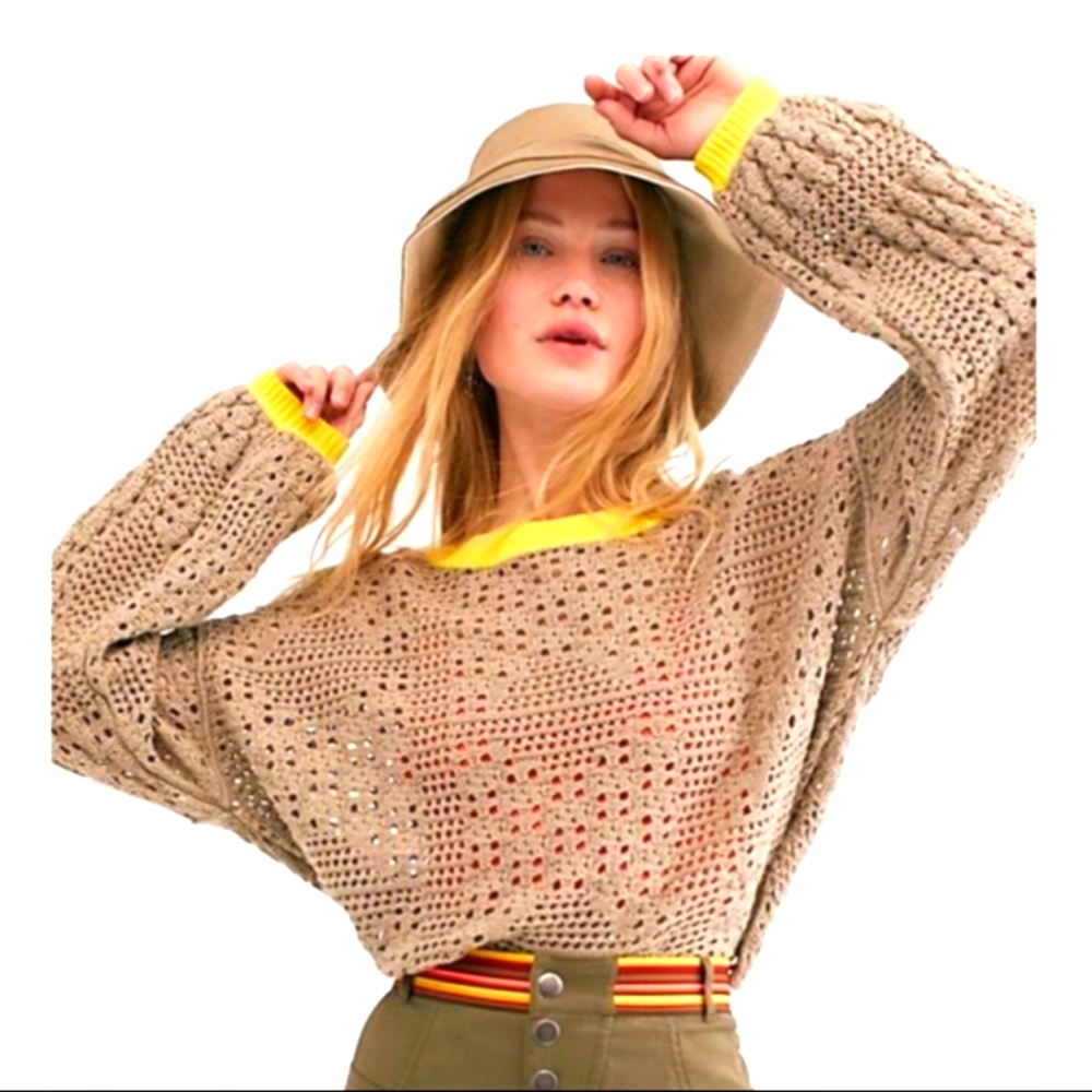Free People Home Run Sweater new